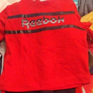 Reebok size 3 to 6 months outfit red and black 3 piece